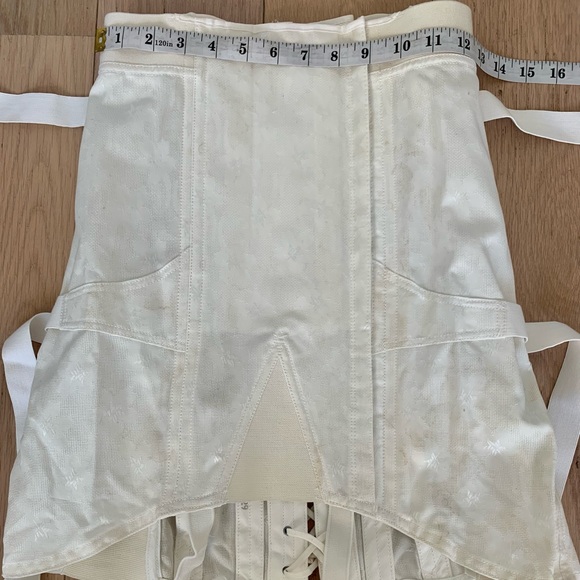 CAMP Vintage Bridal Corset Girdle Corset 29” Garters Shaper Ref. # 9144 White - Picture 13 of 17